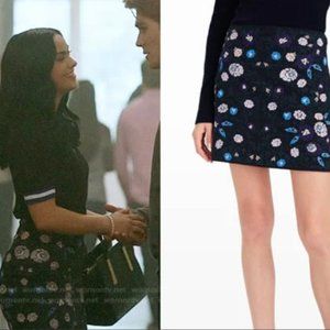 Club Monaco Kalani Embroidered Skirt